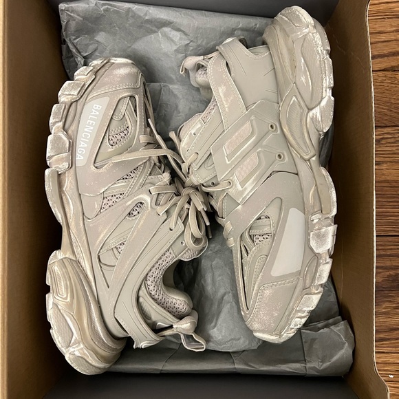 Balenciaga Shoes - Balenciaga Track Sneakers Faded Beige